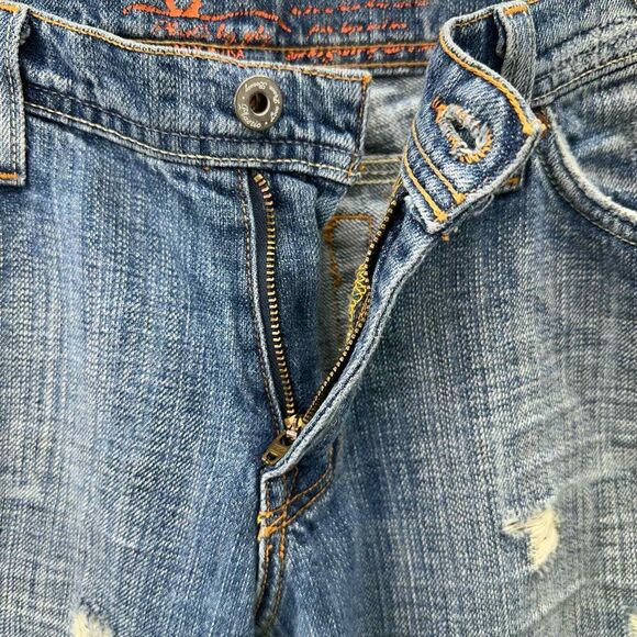 Plastic by GLY Distressed Bootcut Jeans Women's / Juniors Size 11 - Picture 4 of 9